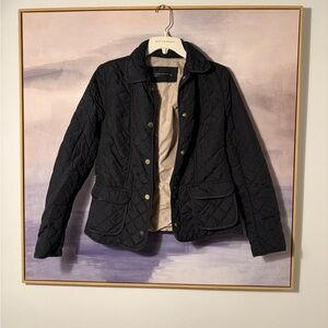 Zara Women’s Black Quilted Utility Jacket